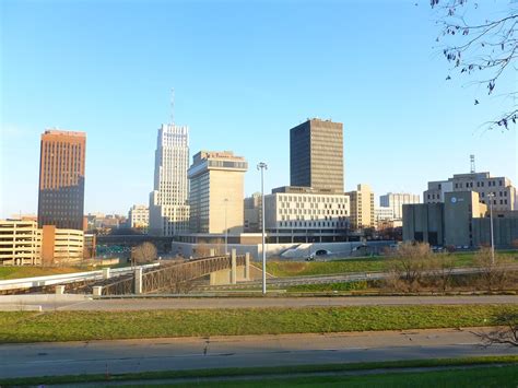 Akron Ohio Skyline 011 Downtown Akron As Viewed From A Flickr