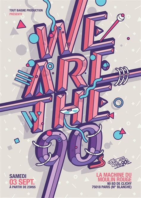 Search Typography 90s on Designspiration | Creative poster design ...