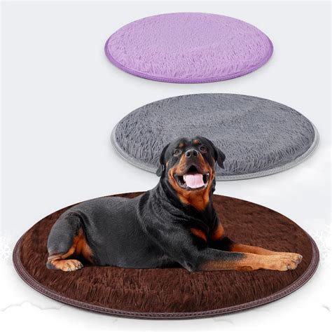 Pet Dog Puppy Cat Kennel Pad Bed Cushion Coral Fleece Mat Warm Soft