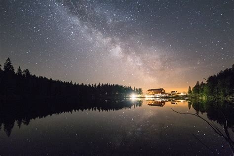 Milchstraße über Dem Mummelsee Foto And Bild Landschaft Landschaften Nacht Bilder Auf