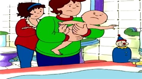 Live Animated Cartoons Kids Caillou Celebrates Happy Fathers Day