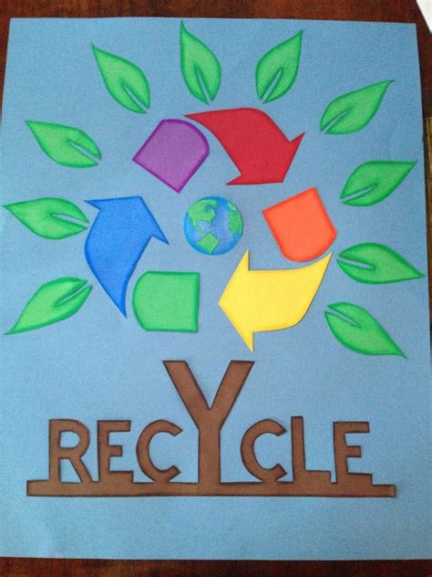 Recycle Poster I Made For My Kids School Recycle Poster School