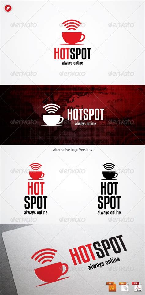 Hot Spot Logo Hot Spot Logo Templates Logo