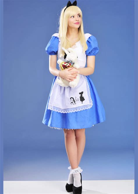 Adult Womens Disney Alice In Wonderland Costume