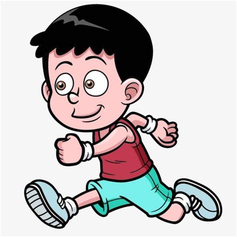 Child Running Run Cartoon Child Png Transparent Clipart Image And