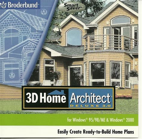 3d Home Architect Deluxe 30 Cd By Broderbund Other
