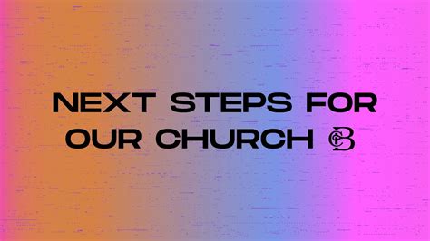 Next Steps For Our Church Youtube