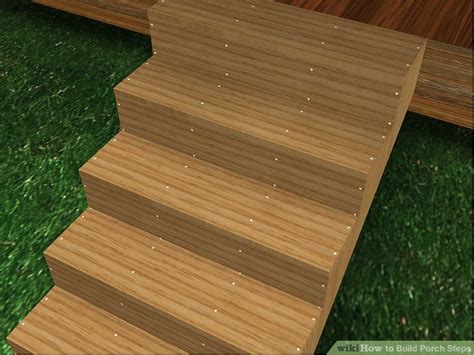 How To Build Porch Steps 13 Steps With Pictures Wikihow