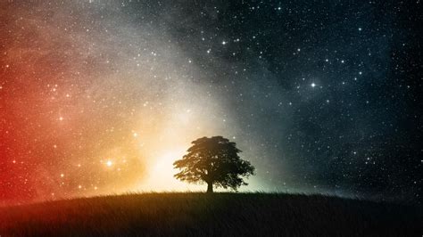 Wallpaper Colorful Night Galaxy Sky Stars Atmosphere Astronomy Aurora Midnight Star