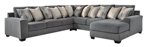 Ashley Castano 5 Piece Jewel Sectional Set With Chaise Chavis