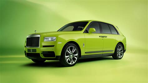 Rolls Royce Cullinan In Lime Green Is An Ultra Luxury Suv Impossible To