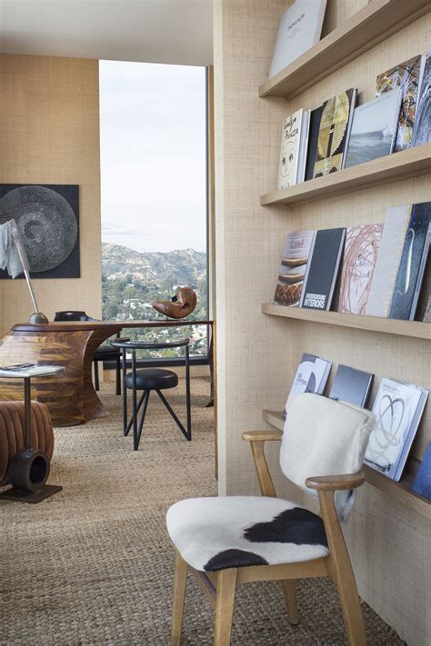Kelly Wearstler Interiors Study Bookshelf Hollywood Proper