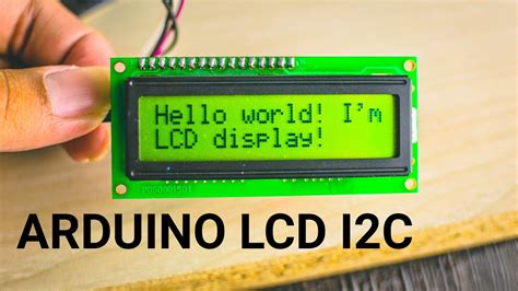 Arduino Lcd I2c Tutorial With Arduino Uno Youtube