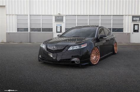 Slammed Acura Tl On Copper Rims By Avant Garde Acura Tl Acura
