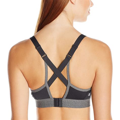 champion women s curvy strappy sports bra black granite heather size medium ebay