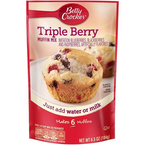 Betty Crocker Triple Berry Muffin Mix Pouch Only 0 92 Become A Coupon Queen Triple Berry