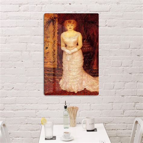 Portrait Of The Actress Jeanne Samary By Renoir Hd Metal Print Canvas