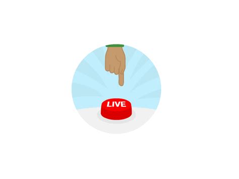 Live Button By Tom On Dribbble