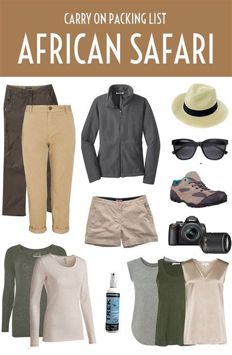 What To Pack For An African Safari Africa Safari Clothes Africa Travel