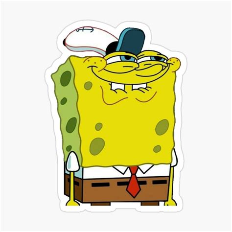 Spongebob Meme Sticker By Hala Pegatinas Bonitas Stickers Cool