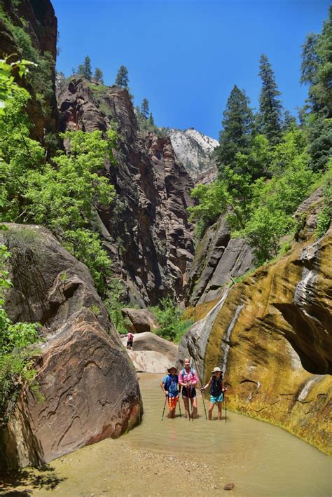 The Narrows Zion National Park Wiscohana