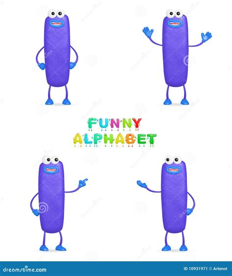 Funny Alphabet Stock Illustration Illustration Of English 10931971