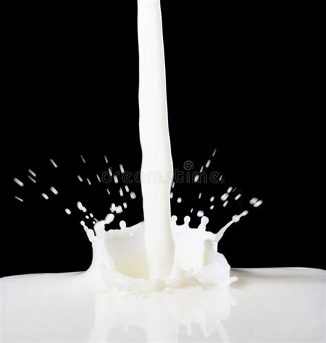 Pouring Milk Stock Image Image Of Drop Flowing Eating 9162675
