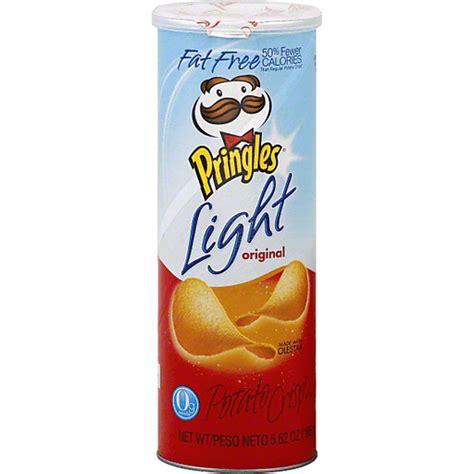 Pringles Light Fat Free Original Snacks Chips And Dips Mathernes Market