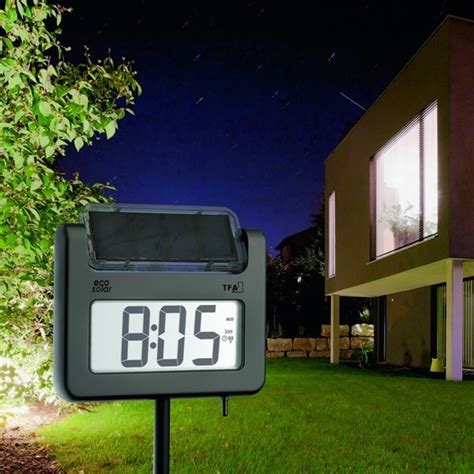Solar powered alarm clocks bestsellers. Shop Digital Garden Thermometer TFA 30.2030.54 at EMI-LDA.COM