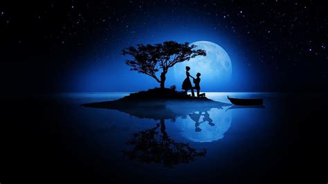 Love Couples Moon Wallpapers Top Free Love Couples Moon Backgrounds Wallpaperaccess