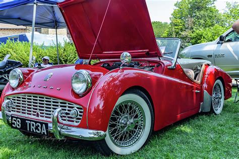 Red Triumph Tr 3 Photograph By Bill Ryan Pixels