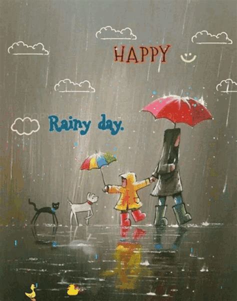 Rainy Day Gif Rainy Day Happy Discover Share Gifs