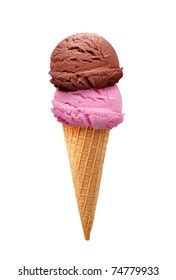 Ice Cream Cone Scoops Images Stock Photos Vectors Shutterstock