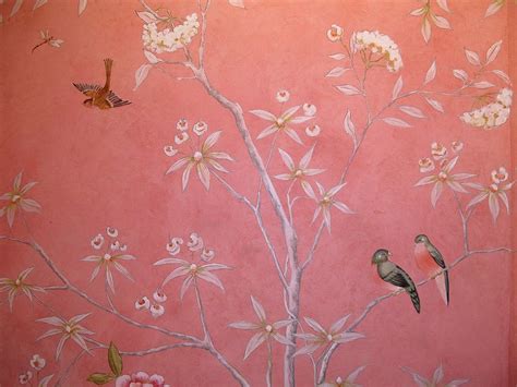 More On Chinoiserie Chinoiserie Wallpaper Chinoiserie Pink