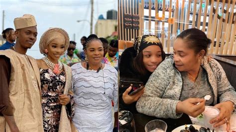 Video Actress Remi Surutu S Daughter Ajike Receives Huge Surprise From Lover After Wedding