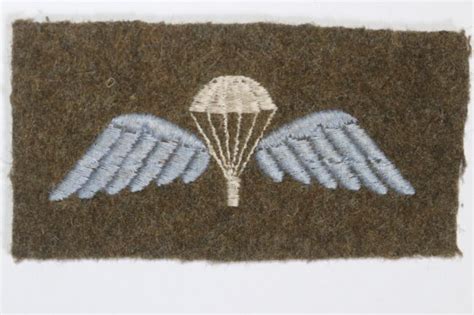 Original Uncut British Army Ww2 Airborne Parachute Qualification Wing