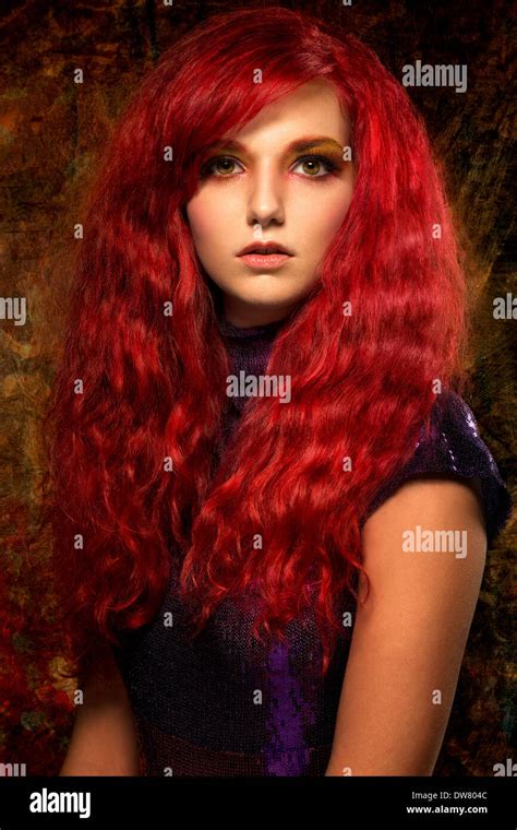 Gorgeous Woman With Red Hair Hi Res Stock Photography And Images Alamy