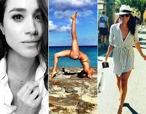 Meghan Markles Sexiest Instagram Snaps Suits Star Deletes Social
