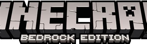 Minecraft Bedrock Logo The Minecraft Logo Appears To Be Made Of Stone And The Letter A Has