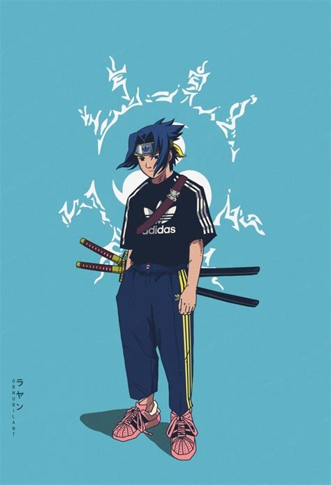 Sasuke Street Style An Art Print By Obnubilant ラヤン Inprnt