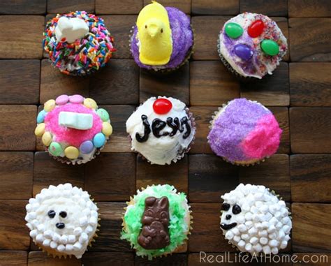 Easy Easter Cupcake Decorating Ideas For Kids Real Life At Home