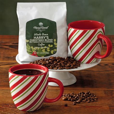 Holiday Coffee And Candy Cane Mug T Set Coffee Ts