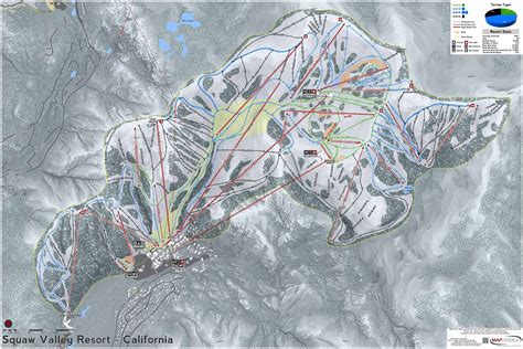 Squaw Valley Resort Ski Map Skiing Vs Snowboarding Copper Mountain Ski Stowe Vermont Squaw
