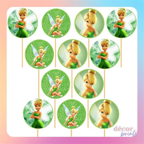 Tinkerbell Cupcake Toppers
