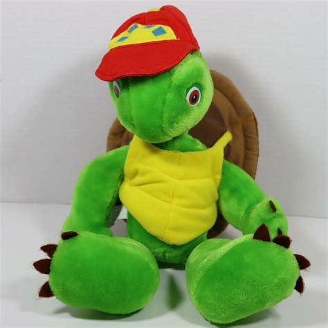Franklin The Turtle With Backpack 15 Plush 1986 Franklin The Turtle