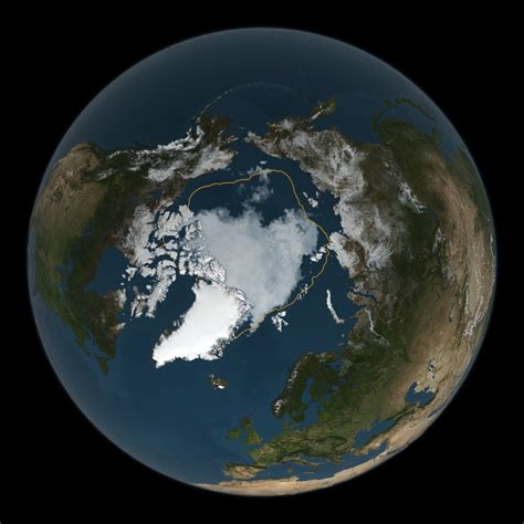 Svs Image Of The Arctic Sea Ice September 10 2016