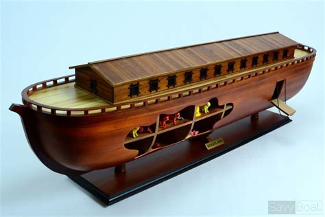 Noahs Ark Handmade Wooden Ship Model Savyboat Models