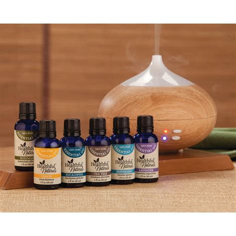 Healthful Naturals Complete Essential Oil Kit Diffuser