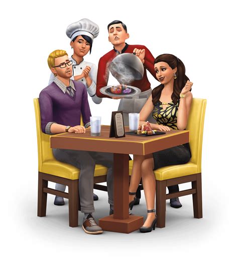 Nieuwe Artwork Van De Sims 4 Uit Eten Game Pack Verschenen Sims 4