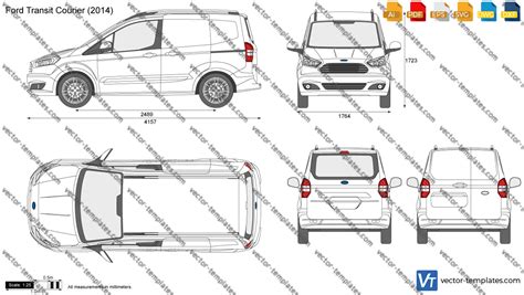 Templates Cars Ford Ford Transit Courier Van